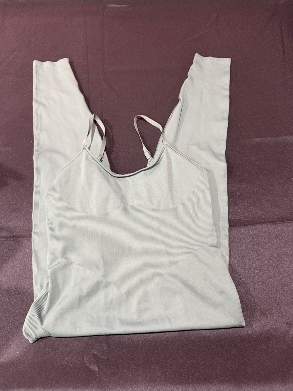 Victorias Secret Seamless Ribbed body suit. Green size medium